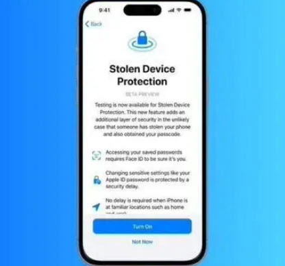 玉环苹果授权维修店分享被盗设备保护功能开启方法 