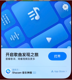 玉环苹果14维修站分享iPhone14音乐识别功能使用方法 